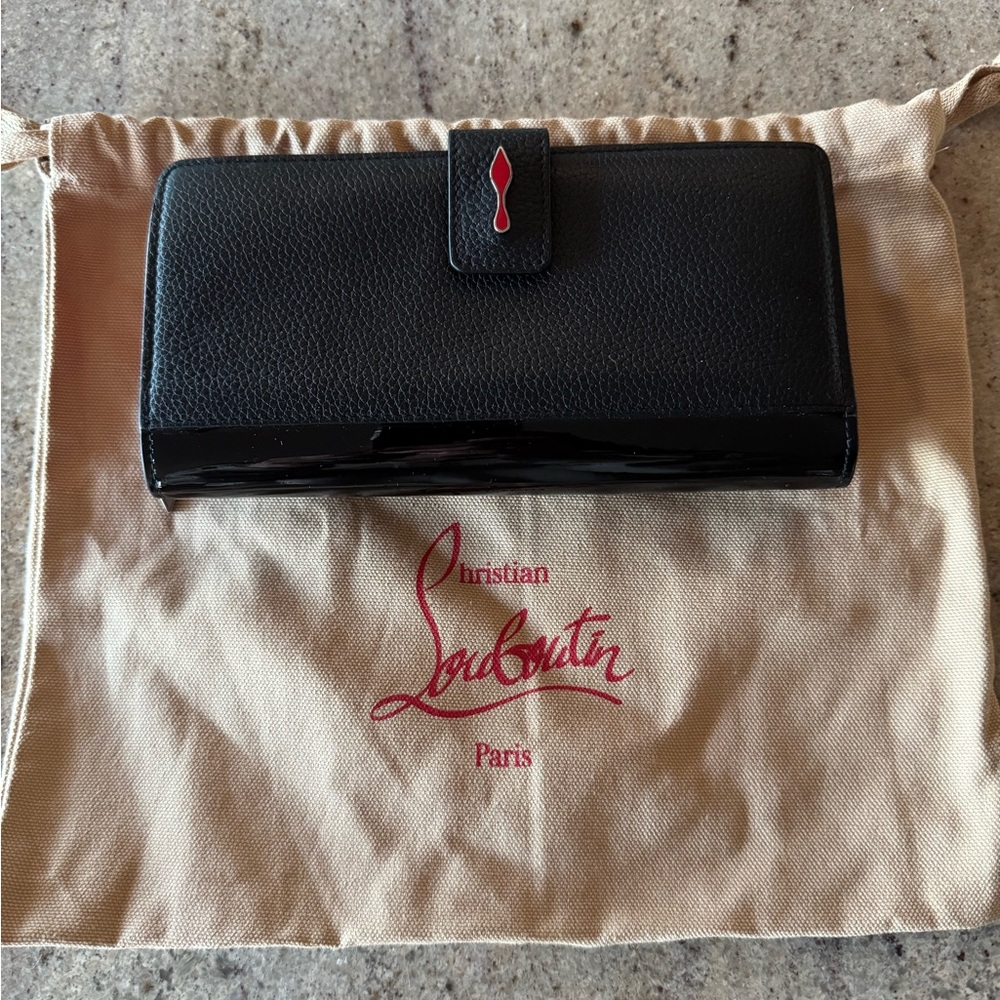 Christian Louboutin Black and Red wallet